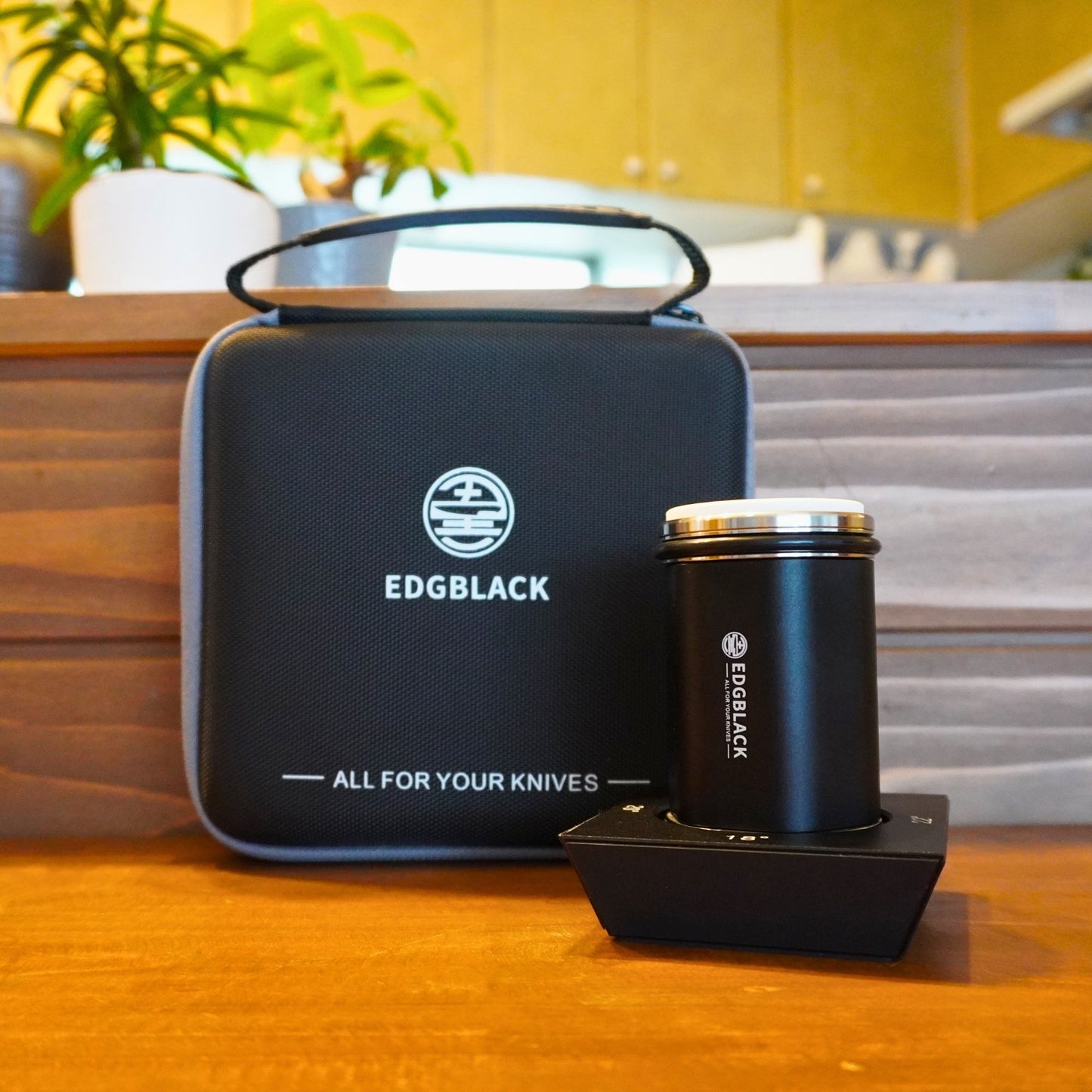 EDGBLACK Knife Sharpener Flex 片刃も砥げる転がす砥石 セット